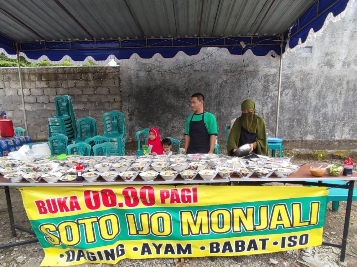 Pesanan soto ayam 170 Porsi